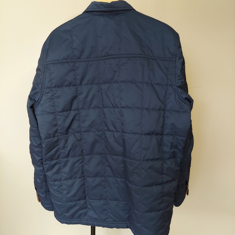 NWOT Timberland Men's Navy Quilted Jacket Collared  Size XL Outdoor Woodsy - Picture 8 of 12